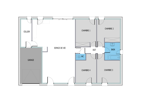 Plan (maison 2098)