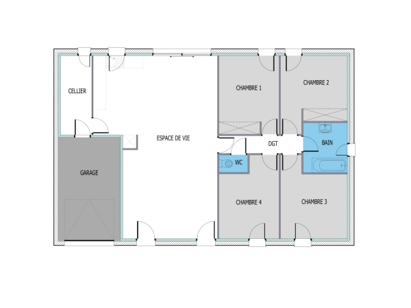Plan (maison 2098)