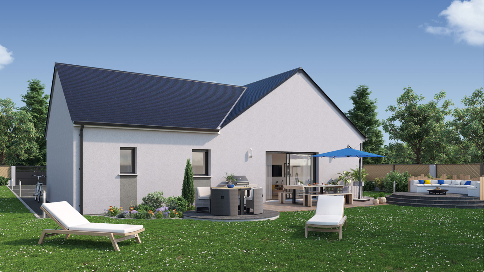 Maison neuve à Bennecourt avec 4 chambres sur terrain de 550m2 / image 3