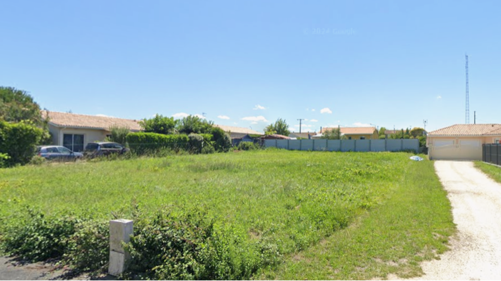 Terrain constructible de 600m2 à Saint-Loubès