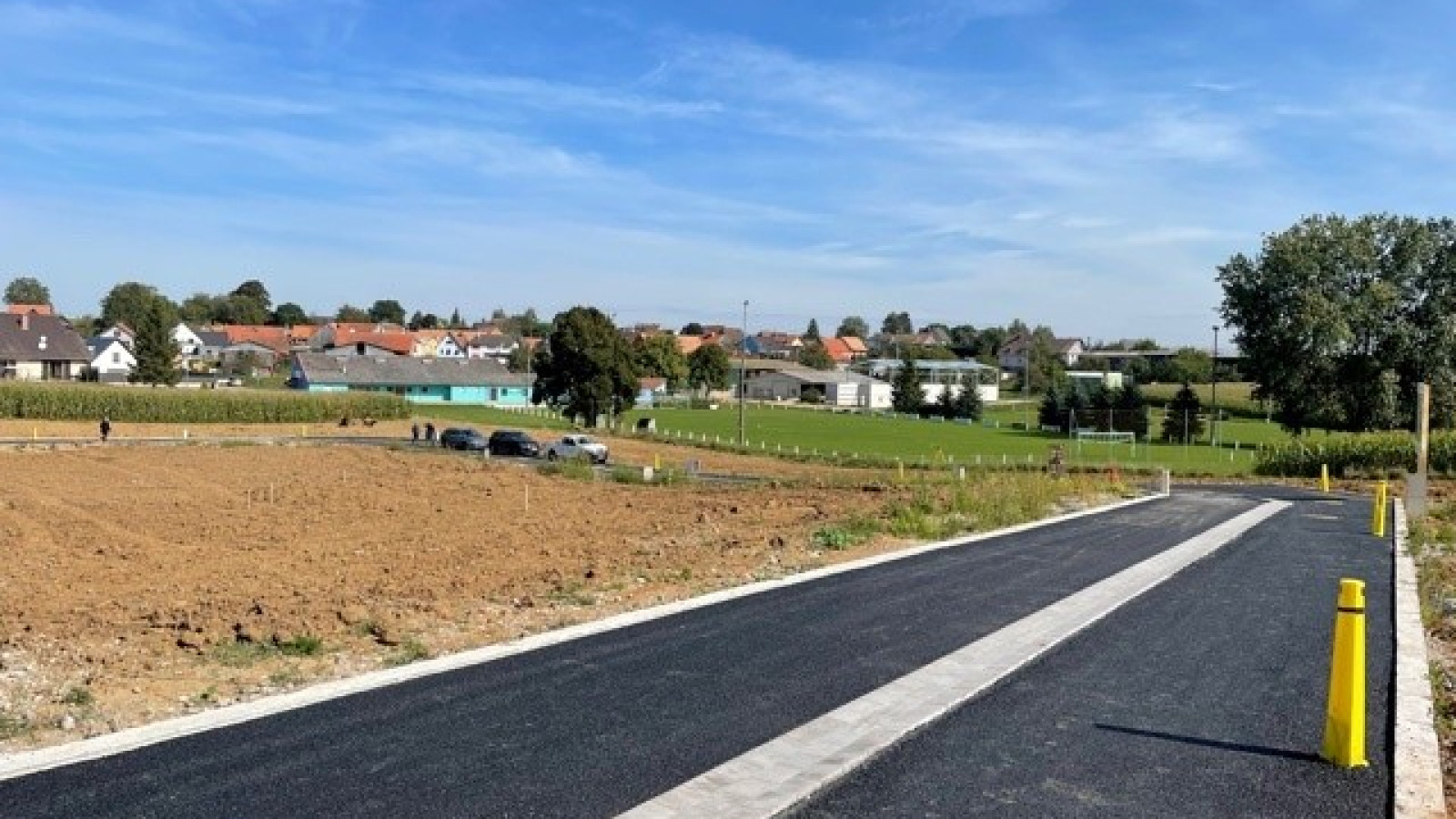 Terrain constructible de 619m2 à Béruges