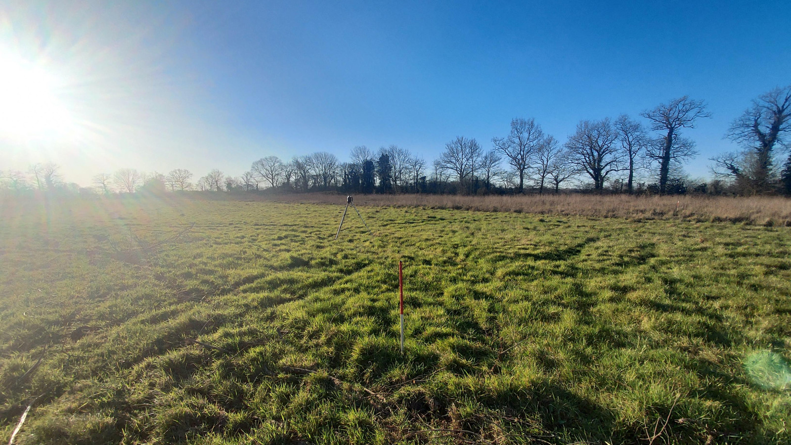 Terrain constructible de 317m2 à Dingé