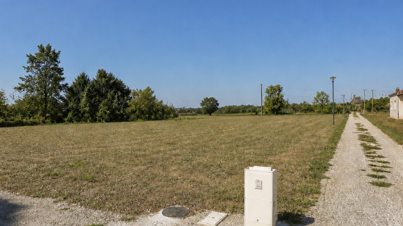 Terrain constructible de 1030m2 à Léon