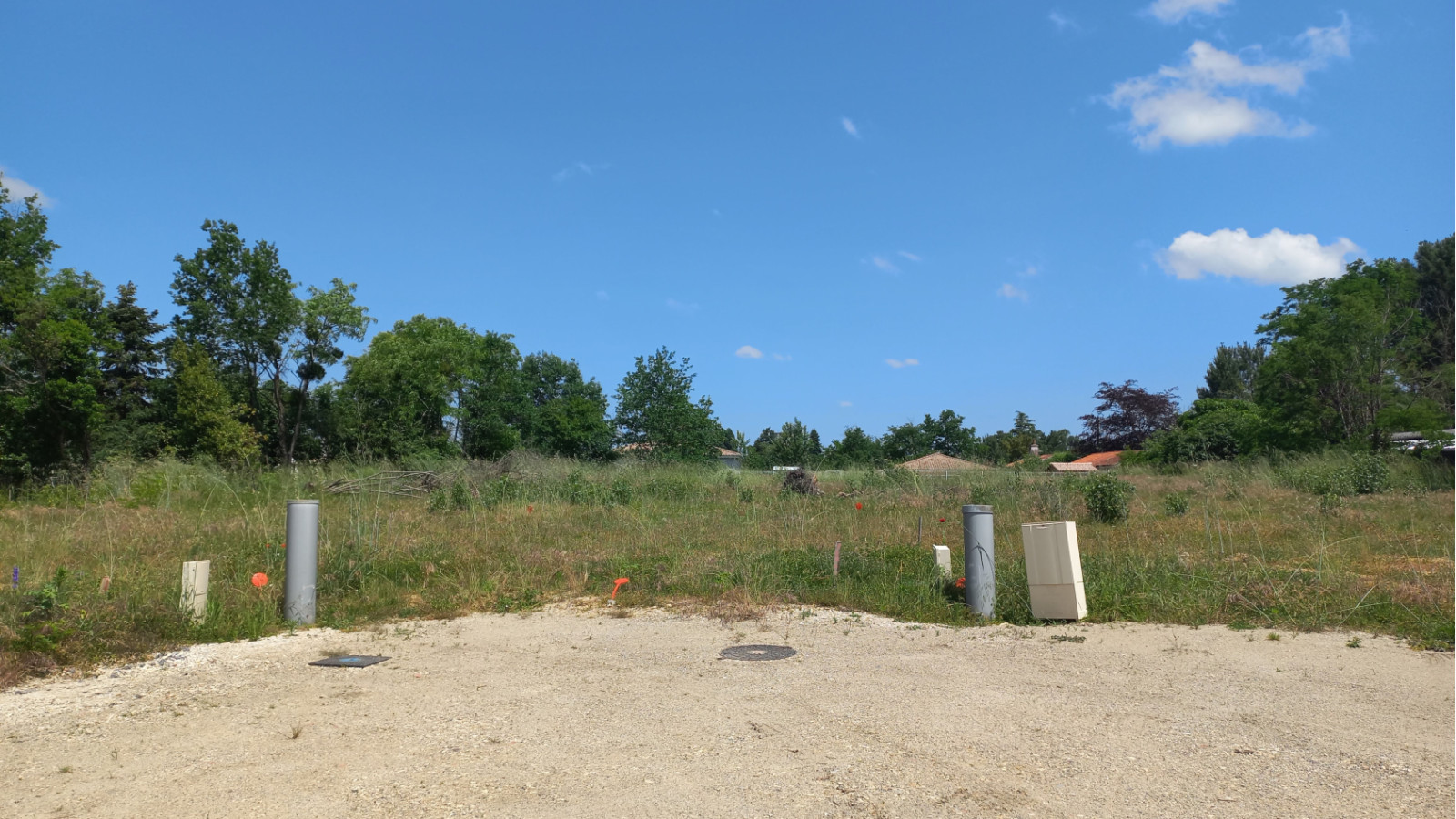 Terrain constructible de 600m2 à Le Porge