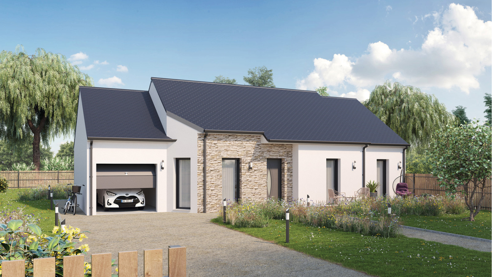 Maison neuve à Chaumont-sur-Loire avec 3 chambres sur terrain de 1000m2 / image 2