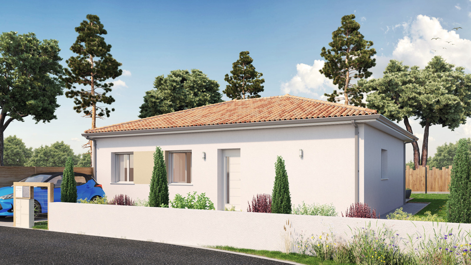 Maison neuve à Moliets-et-Maa avec 3 chambres sur terrain de 611m2 / image 3