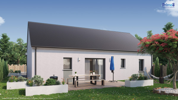 Maison neuve à Sombernon avec 3 chambres sur terrain de 950m2 - image 2