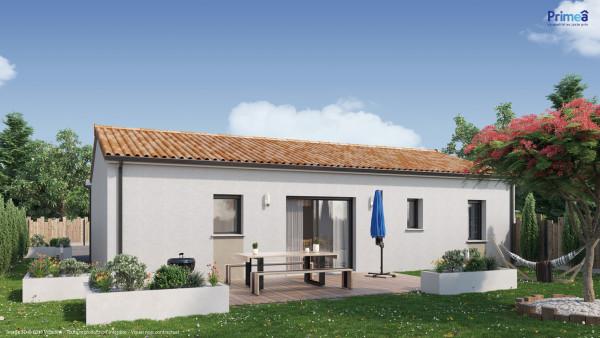 Maison neuve à Rouans avec 3 chambres sur terrain de 663m2 - image 2