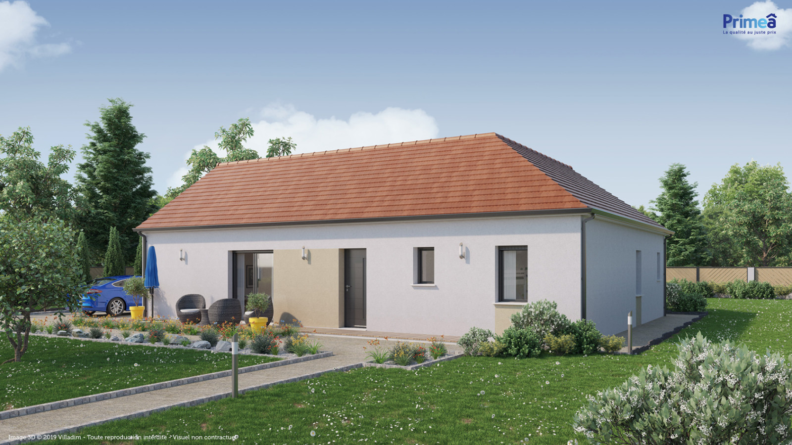 Maison neuve à Courances avec 4 chambres sur terrain de 473m2 / image 3