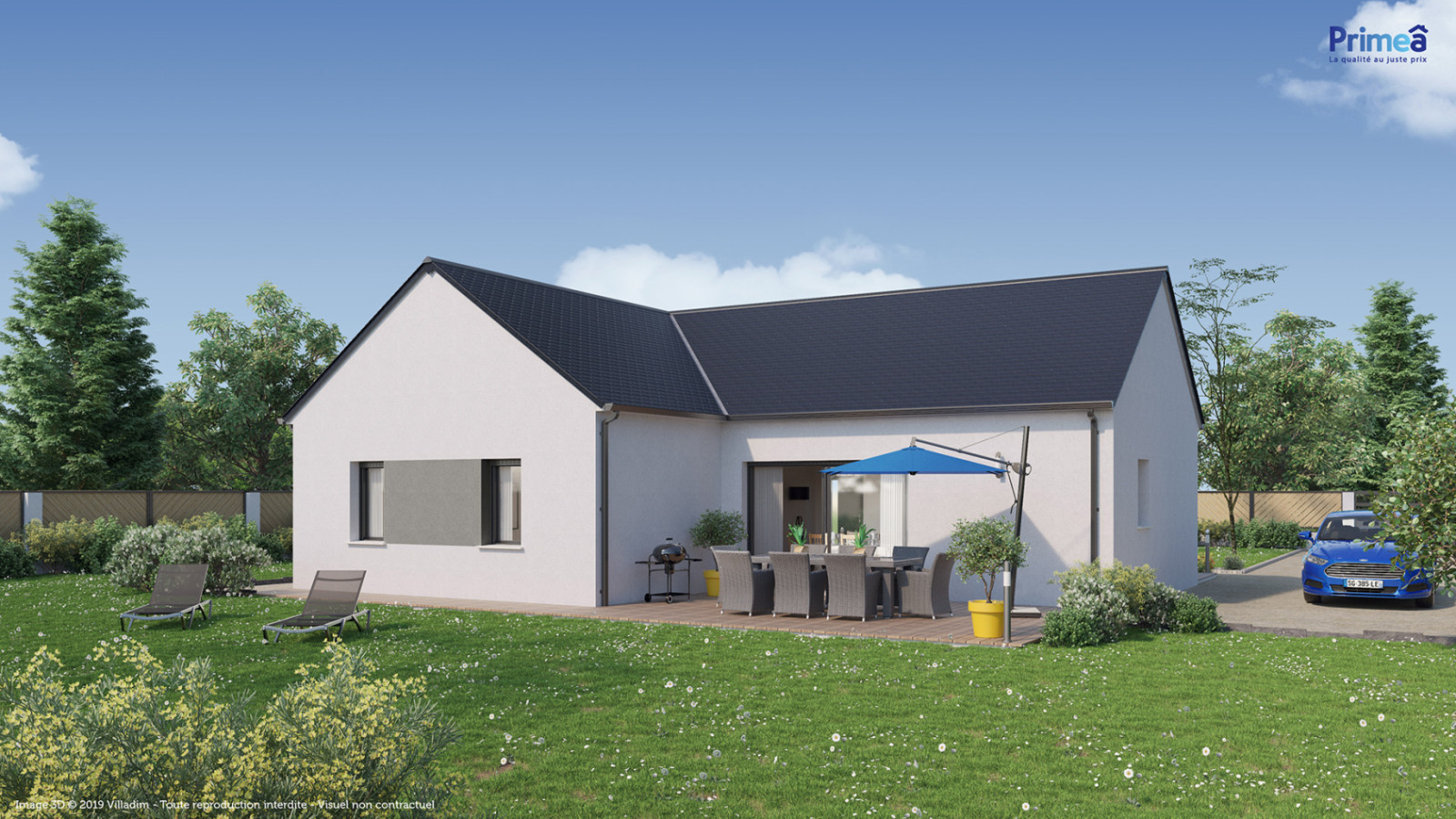Maison neuve à Égreville avec 3 chambres sur terrain de 2004m2 / image 2