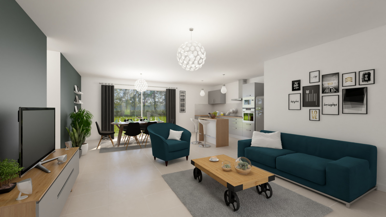Maison neuve à Le Mérévillois avec 4 chambres sur terrain de 593m2 / image 5