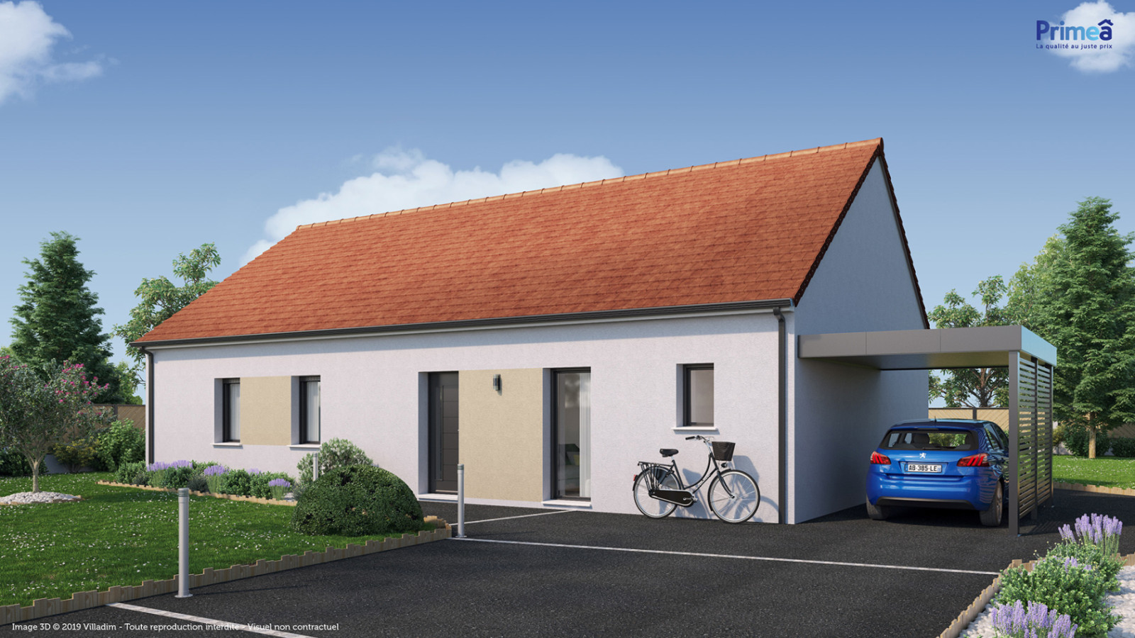 Maison neuve à Le Mérévillois avec 4 chambres sur terrain de 790m2 / image 2