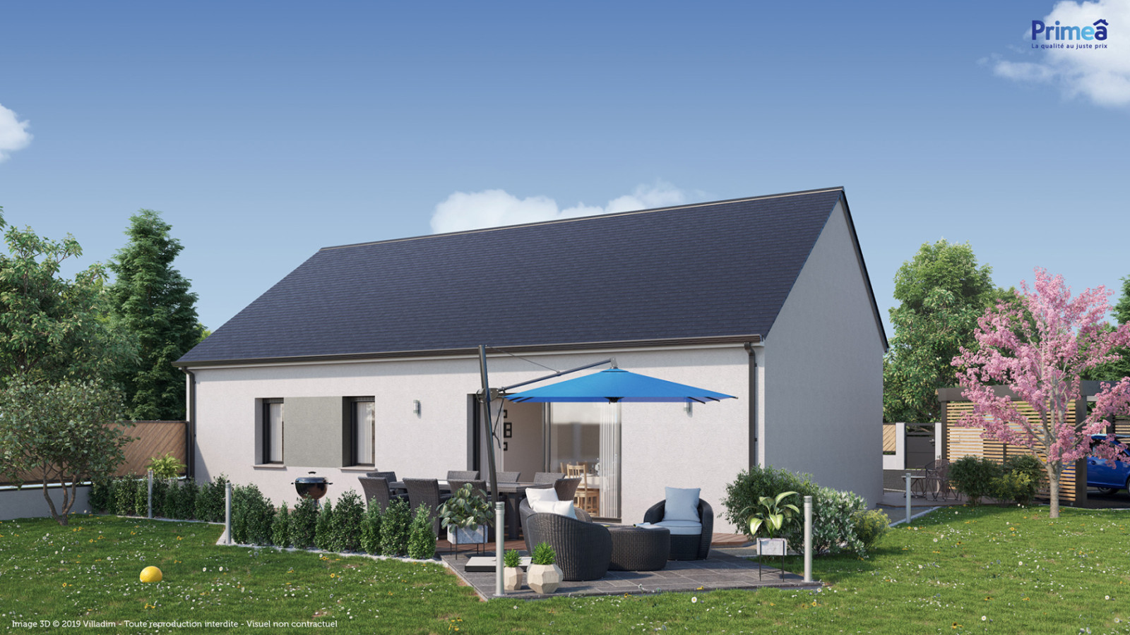 Maison neuve à Ormoy-la-Rivière avec 3 chambres sur terrain de 800m2 / image 3