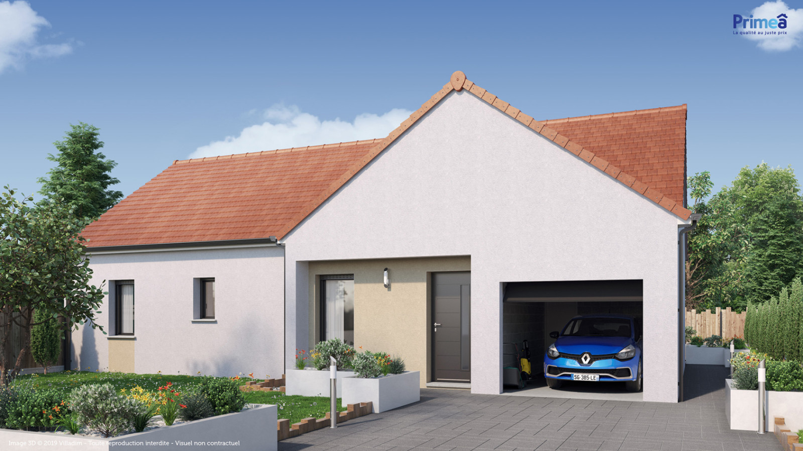 Maison neuve à Montagny-lès-Seurre avec 3 chambres sur terrain de 1261m2 / image 2