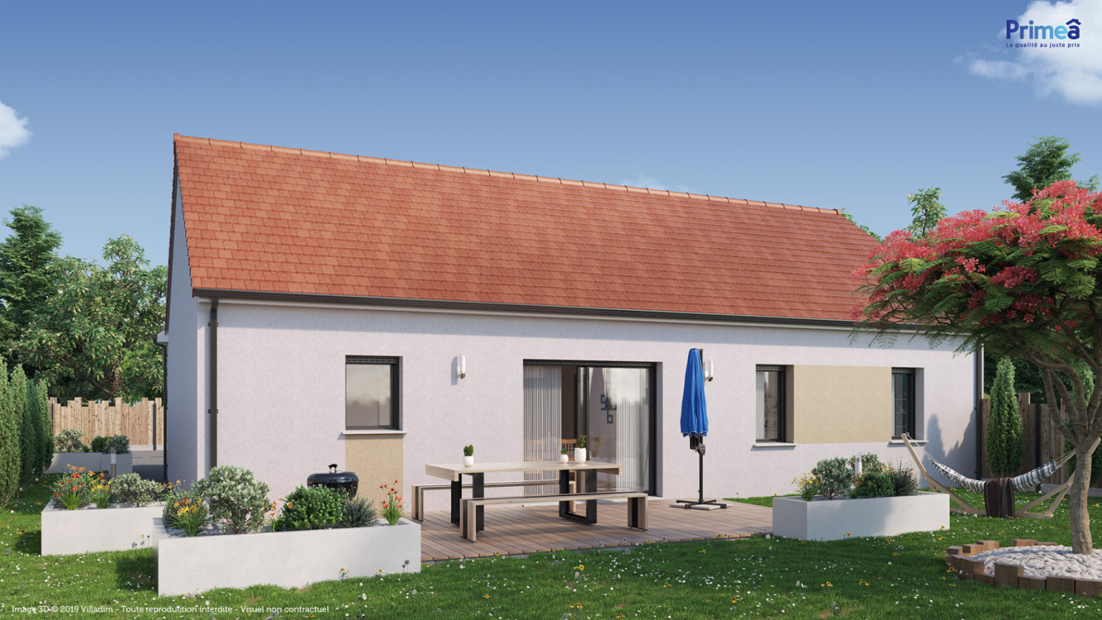 Maison neuve à Montagny-lès-Seurre avec 3 chambres sur terrain de 1261m2 / image 3