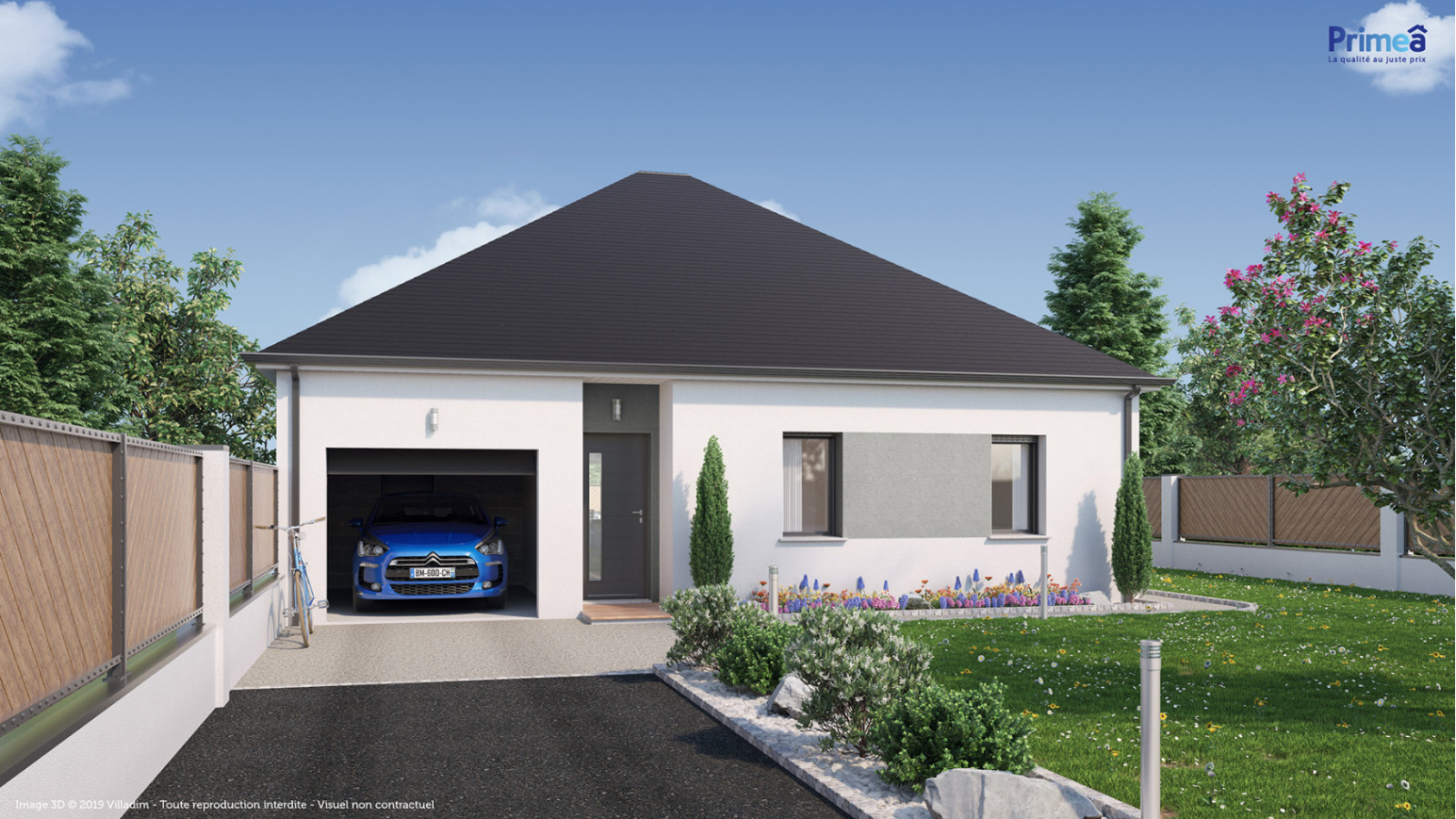 Maison neuve à Villemaréchal avec 3 chambres sur terrain de 753m2 / image 2