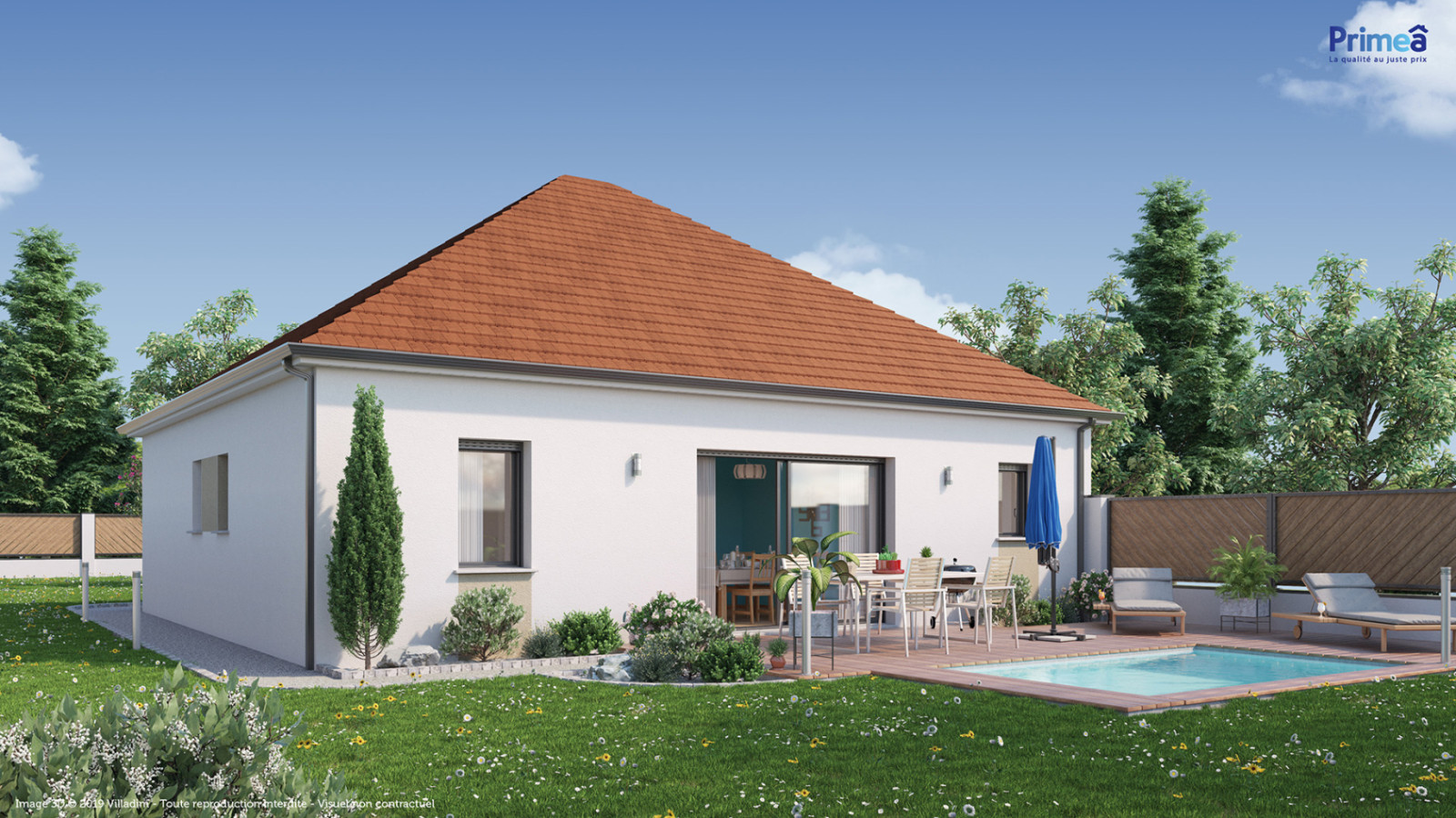 Maison neuve à Dannemois avec 3 chambres sur terrain de 653m2 / image 3