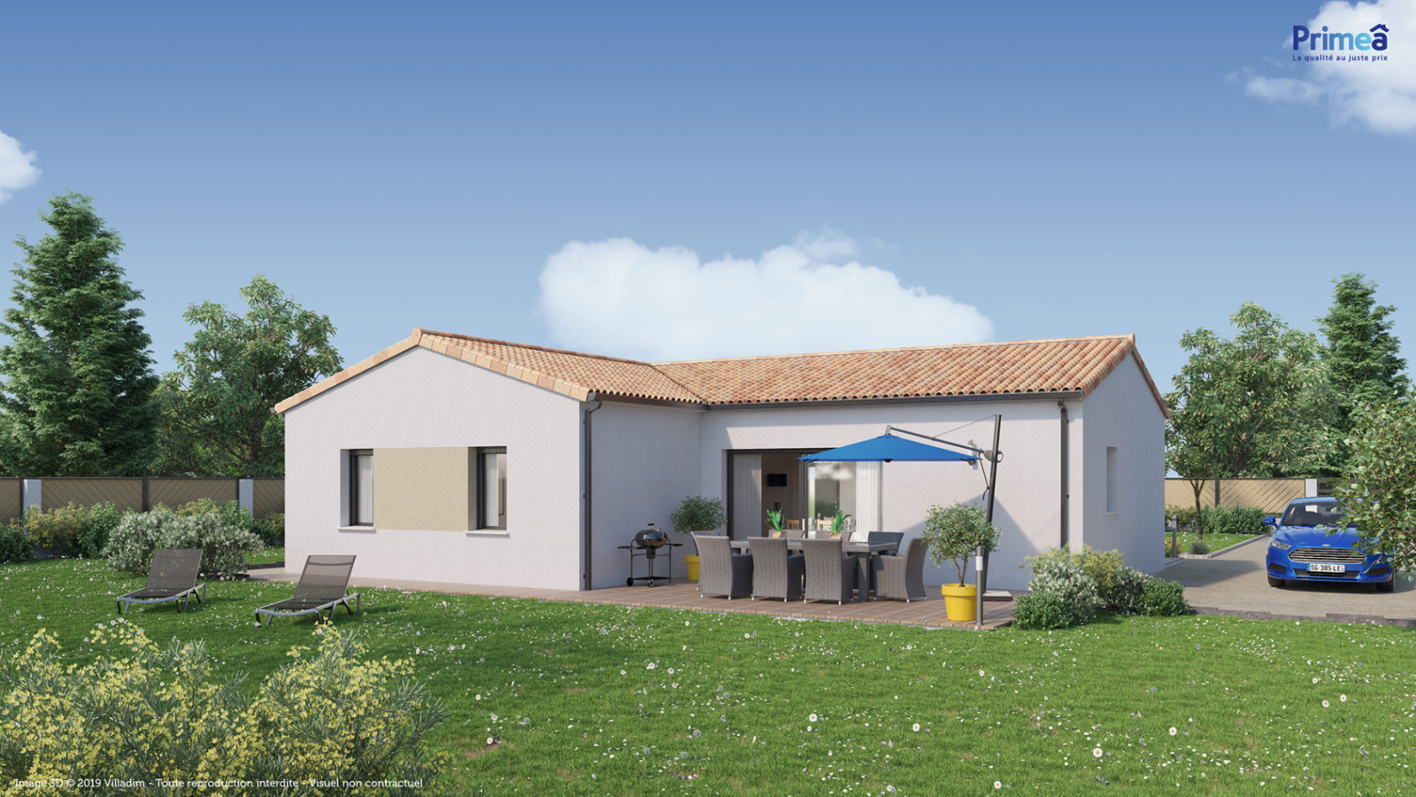 Maison neuve à Peyrehorade avec 3 chambres sur terrain de 500m2 / image 2