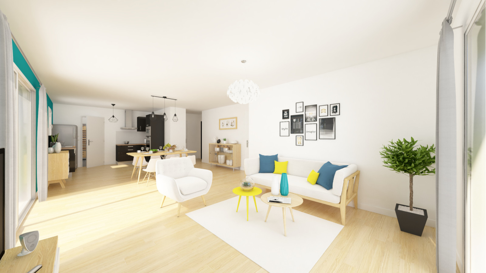 Maison neuve à Lévignacq avec 4 chambres sur terrain de 700m2 / image 5