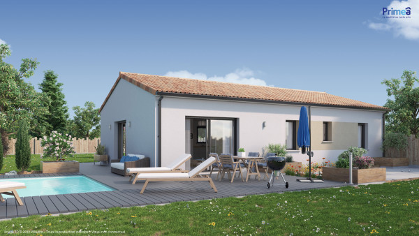 Maison neuve à Biscarrosse avec 2 chambres sur terrain de 767m2 - image 2