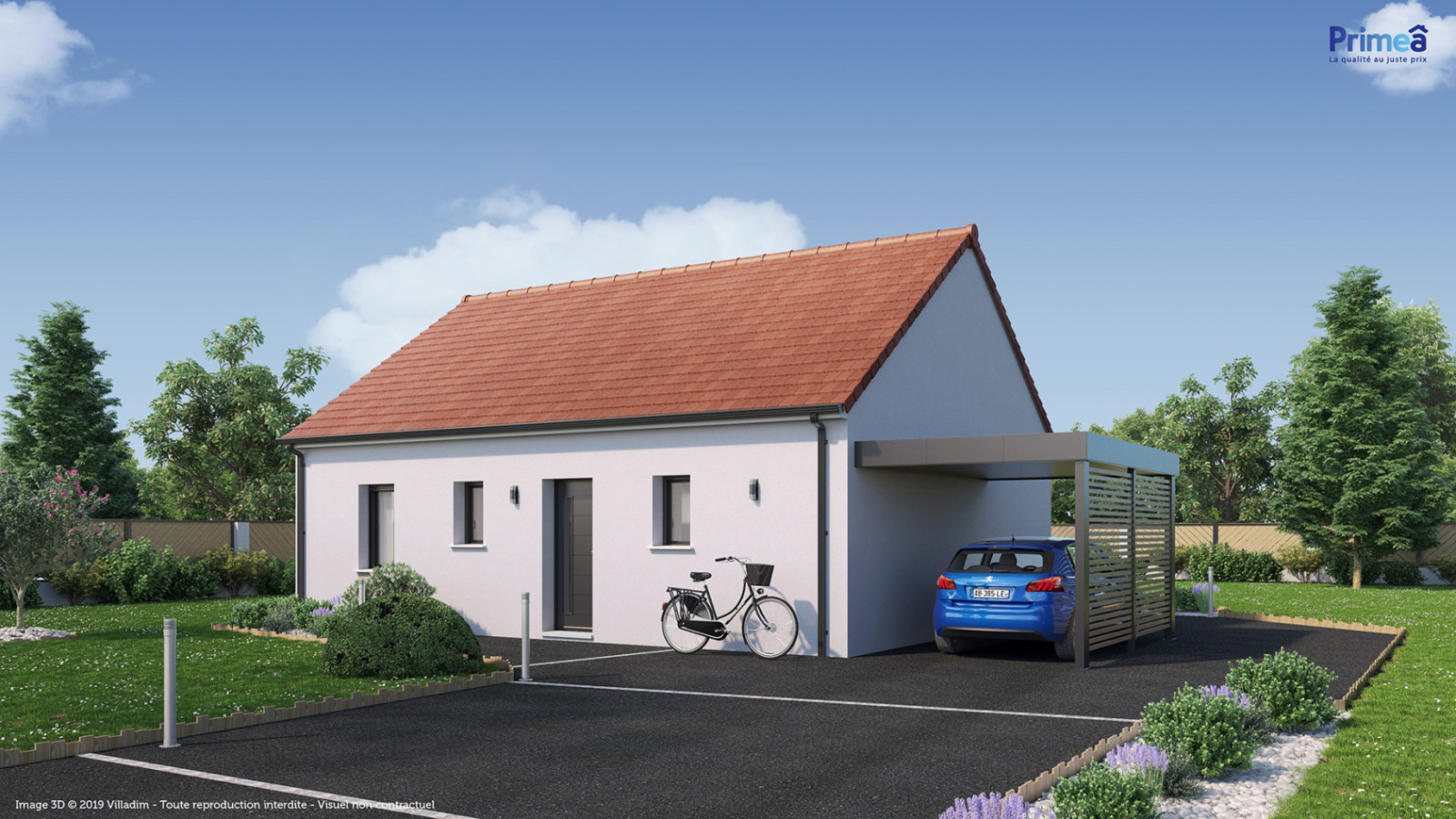 Maison neuve à Merry-la-Vallée avec 2 chambres sur terrain de 1505m2 / image 2