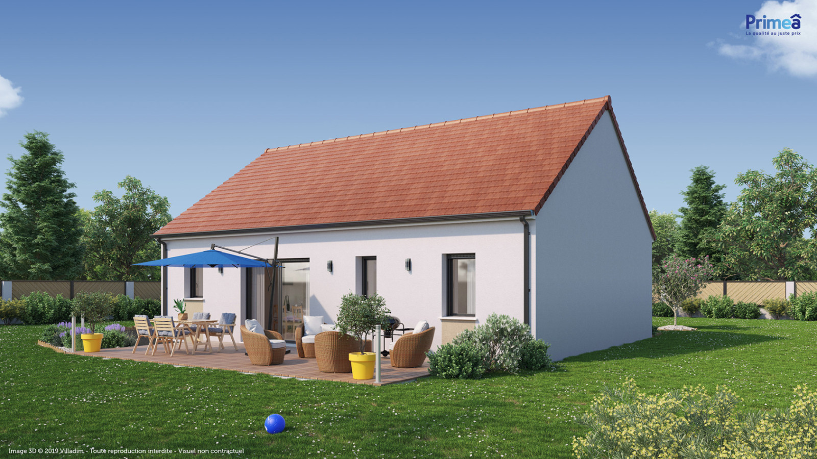 Maison neuve à Pourrain avec 3 chambres sur terrain de 1173m2 / image 3
