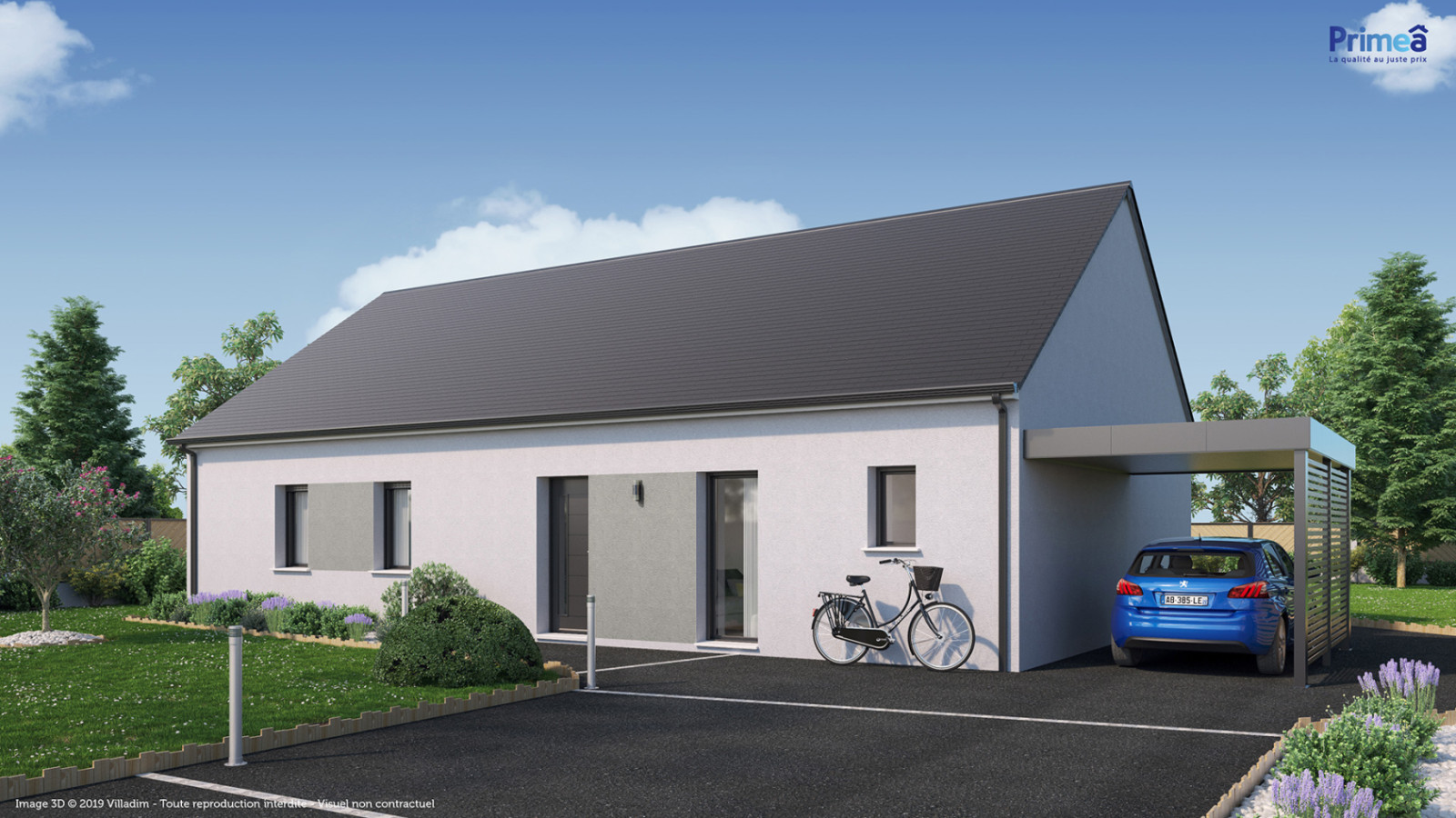 Maison neuve à Charbuy avec 4 chambres sur terrain de 1333m2 / image 2