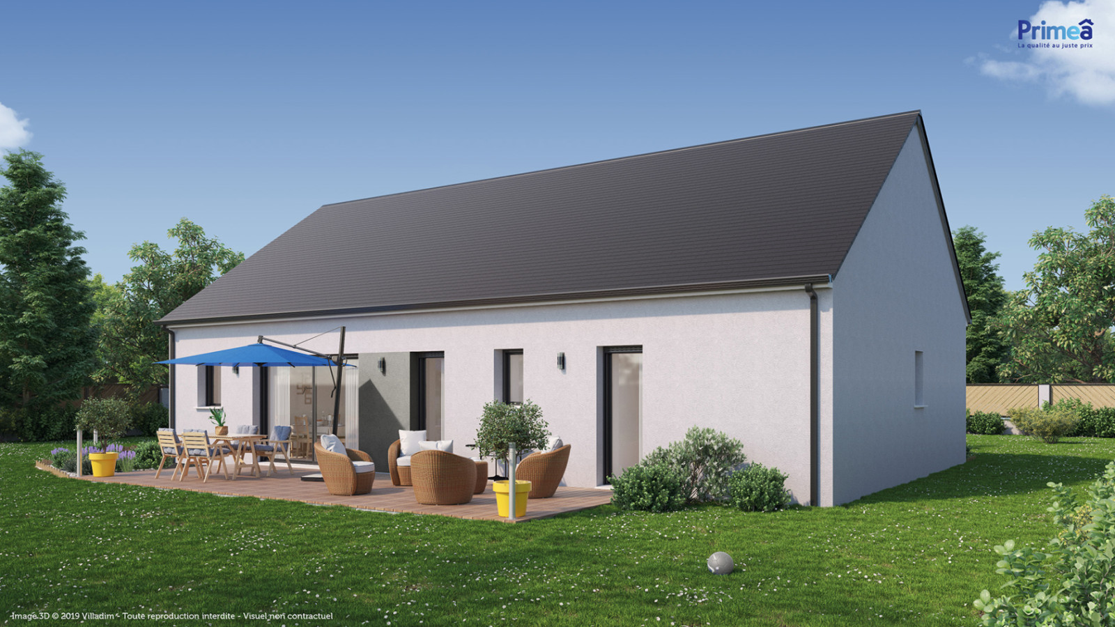 Maison neuve à Charbuy avec 4 chambres sur terrain de 1333m2 / image 3
