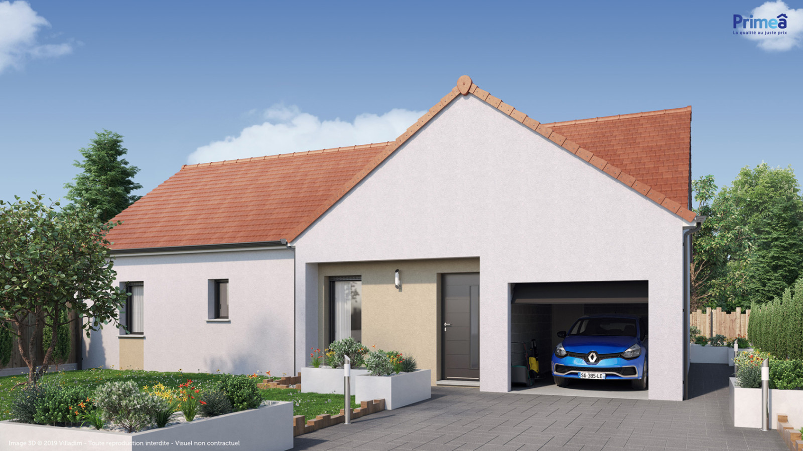 Maison neuve à Fresnay-l'Évêque avec 3 chambres sur terrain de 565m2 / image 2