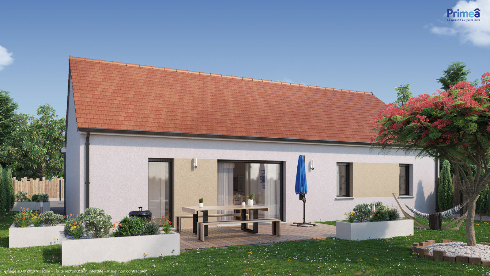 Maison neuve à Labergement-lès-Seurre avec 3 chambres sur terrain de 790m2 / image 3
