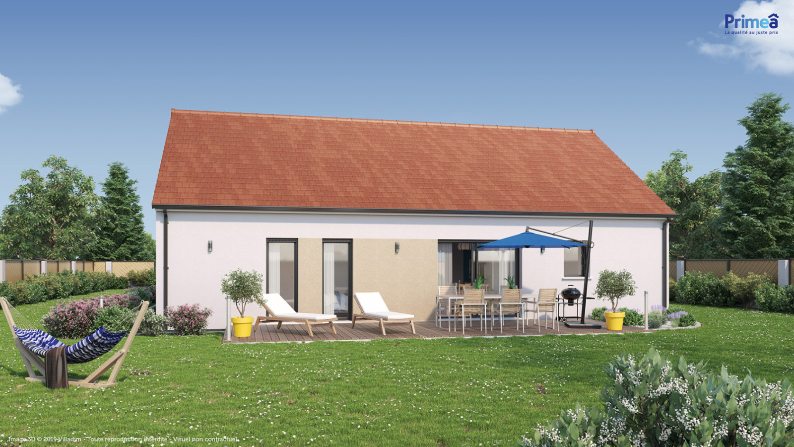 Maison neuve à Venouse avec 4 chambres sur terrain de 1278m2 / image 3