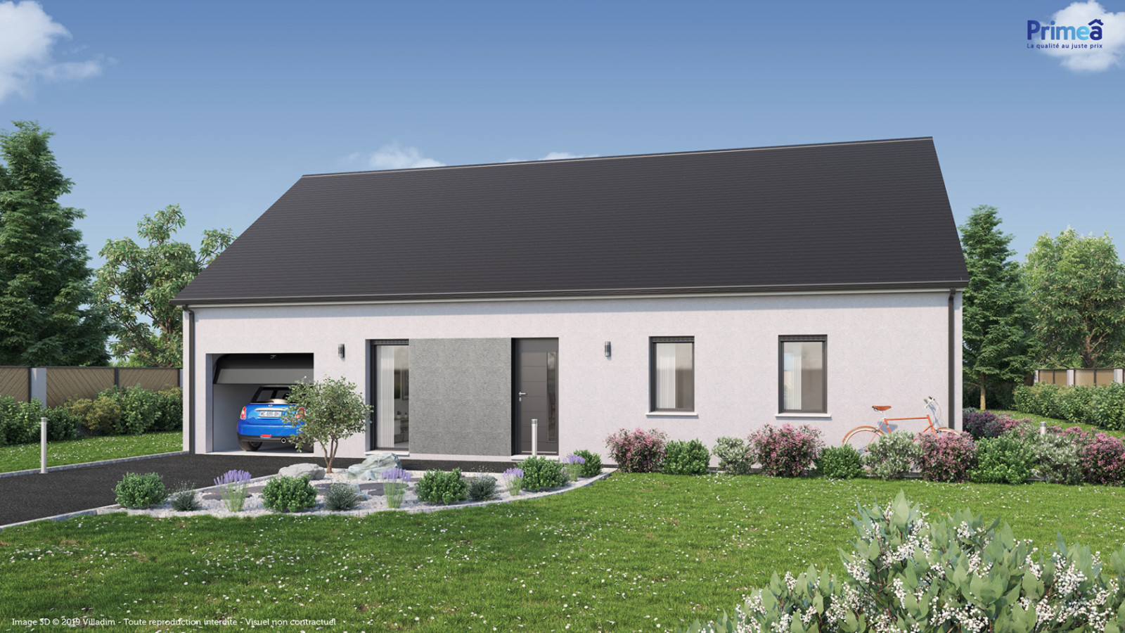 Maison neuve à Villefargeau avec 4 chambres sur terrain de 511m2 / image 2
