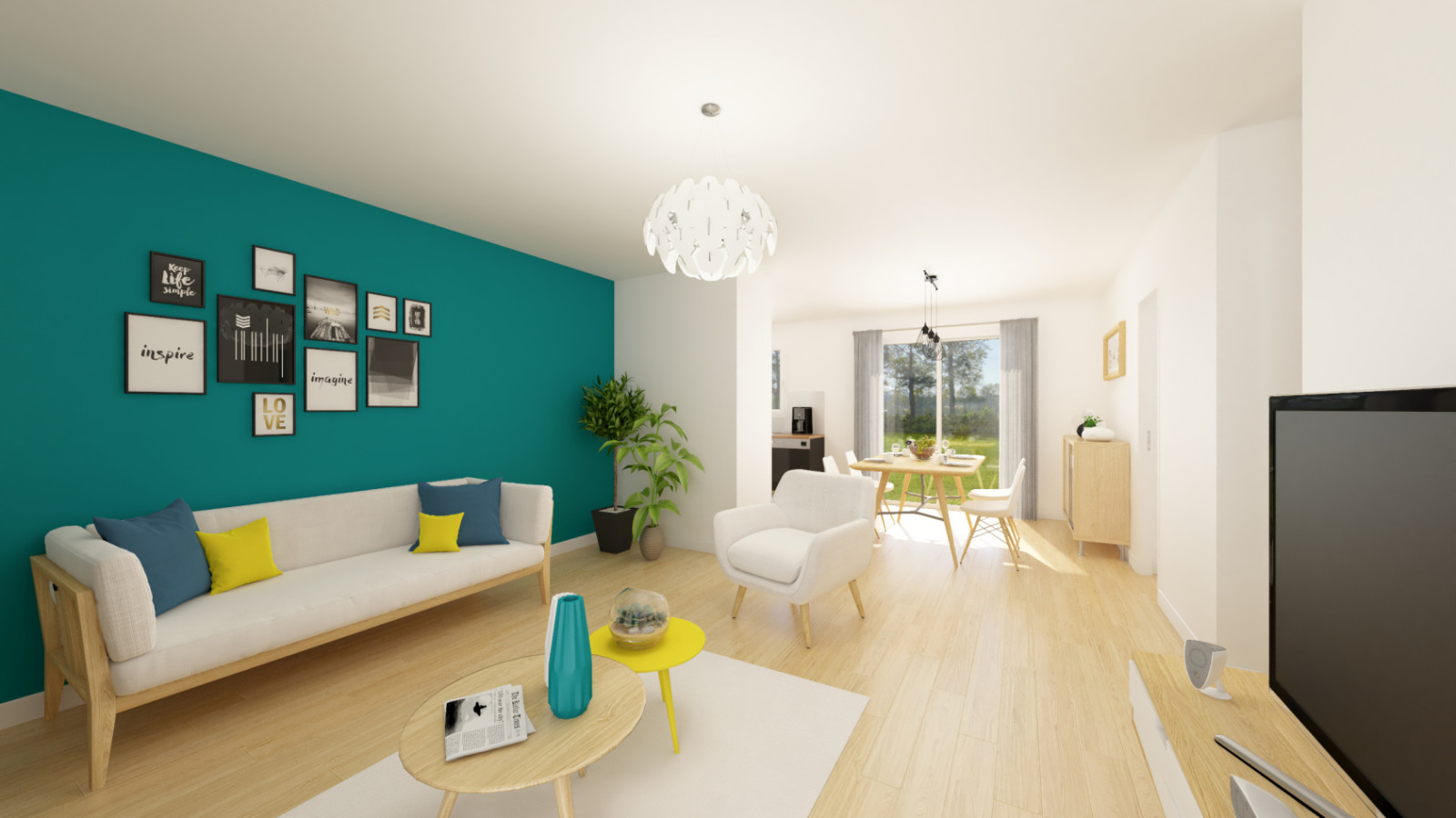 Maison neuve à Bléneau avec 2 chambres sur terrain de 778m2 / image 5