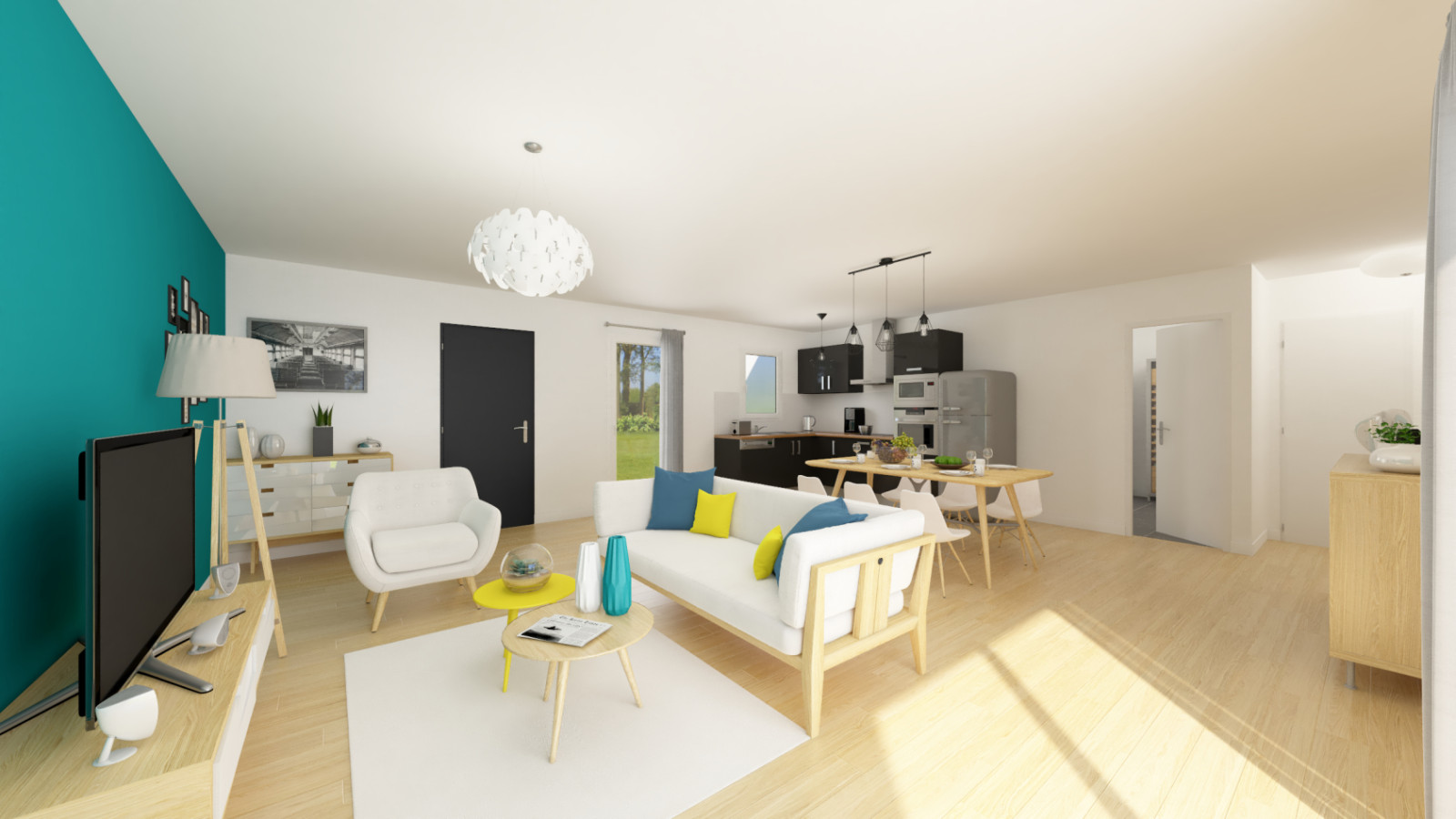 Maison neuve à Bléneau avec 3 chambres sur terrain de 778m2 / image 5