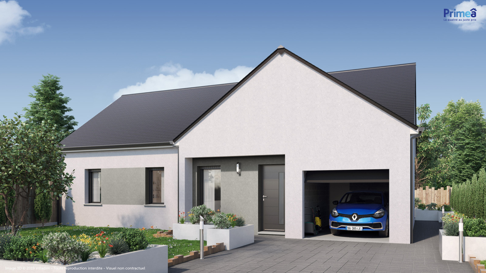 Maison neuve à Venoy avec 3 chambres sur terrain de 1600m2 / image 2