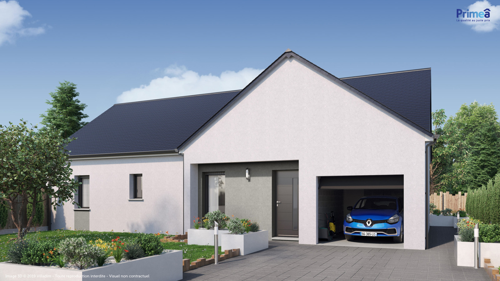 Maison neuve à Corgengoux avec 3 chambres sur terrain de 2263m2 / image 2