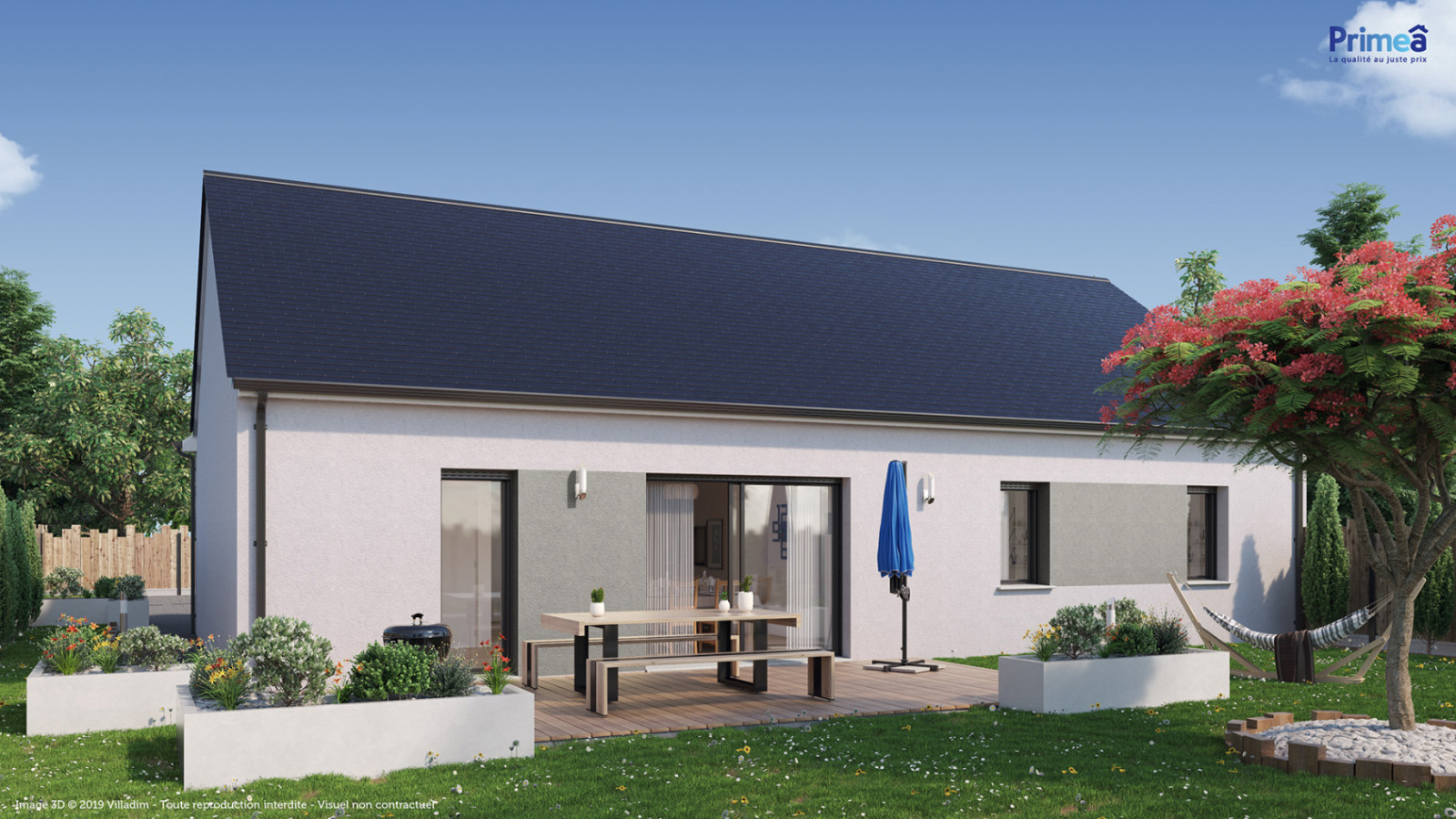 Maison neuve à Corgengoux avec 3 chambres sur terrain de 2263m2 / image 3