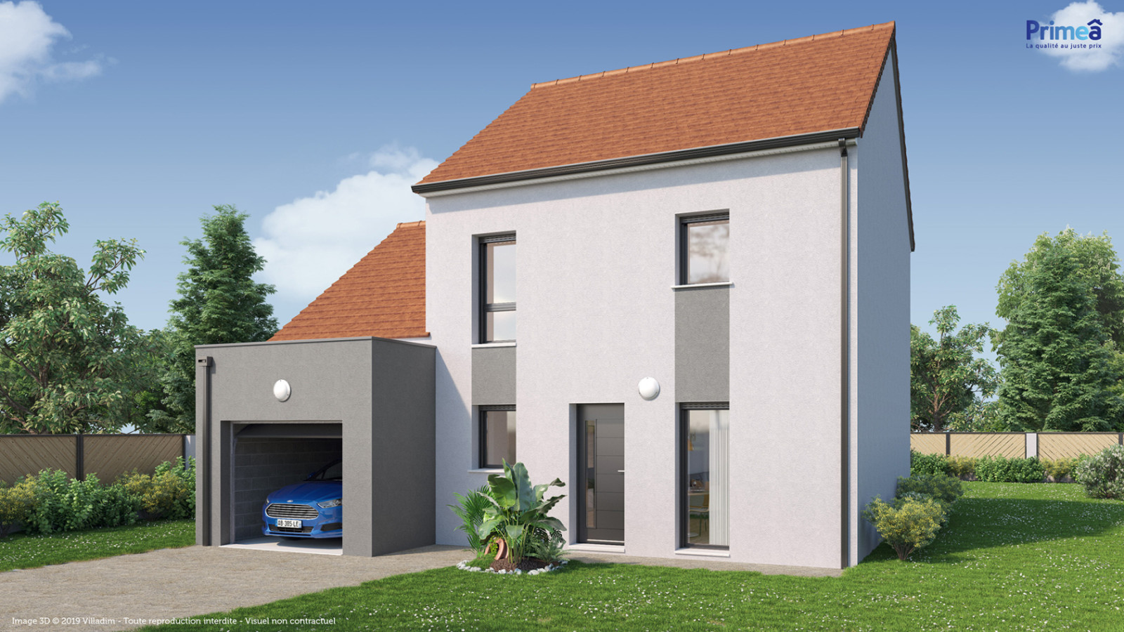 Maison neuve à Pasques avec 4 chambres sur terrain de 583m2 / image 3