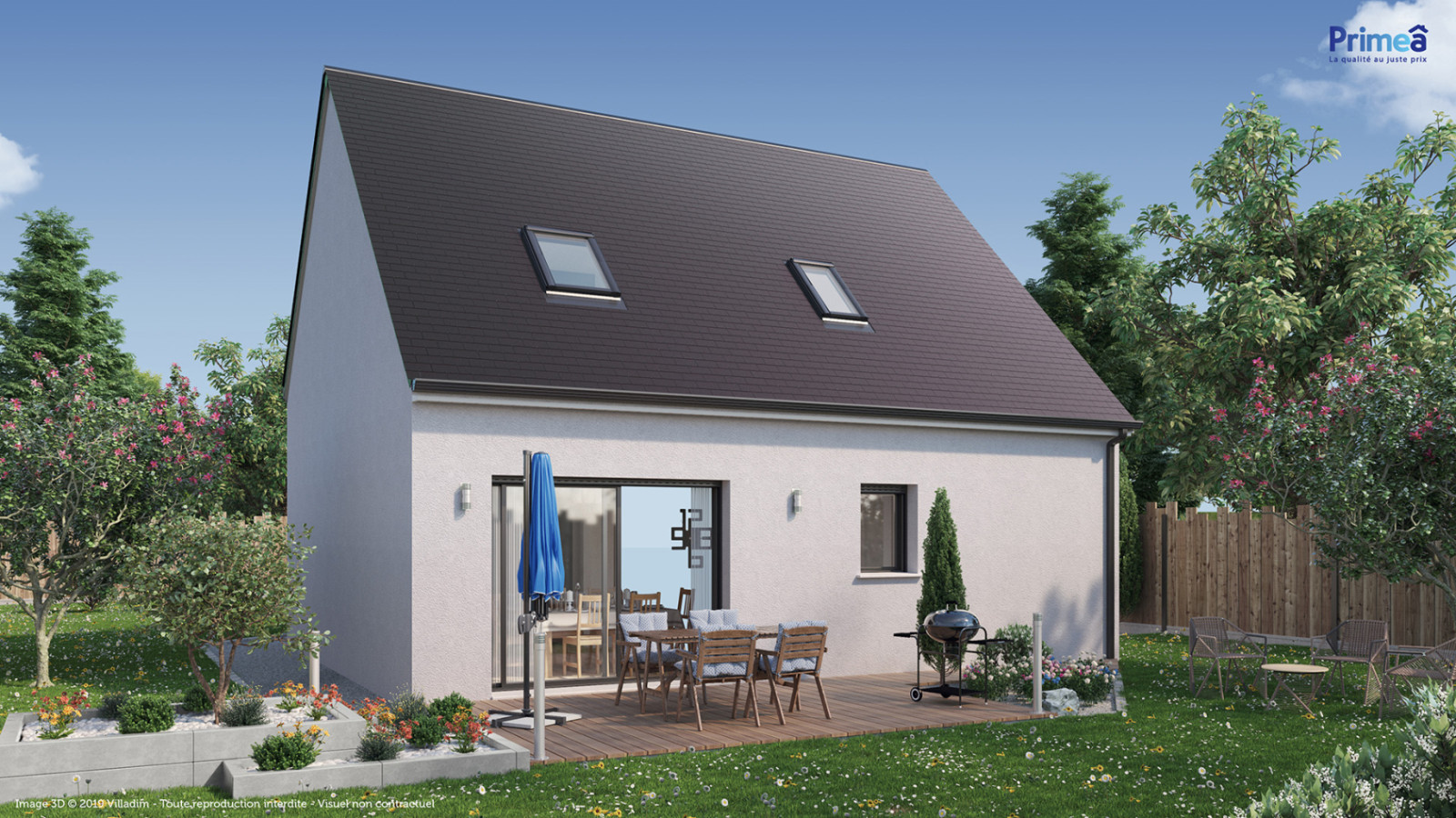 Maison neuve à Bléneau avec 3 chambres sur terrain de 778m2 / image 3