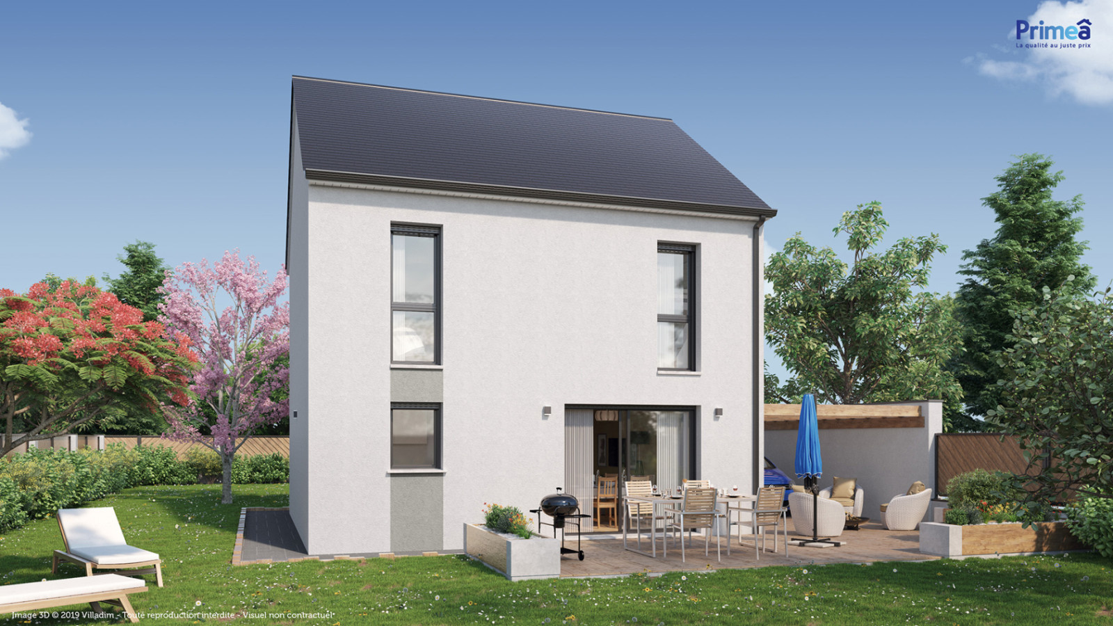 Maison neuve à Auxerre avec 3 chambres sur terrain de 676m2 / image 2