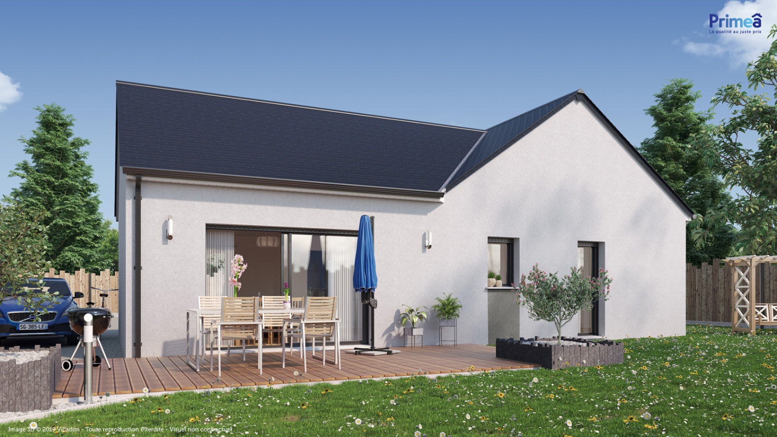 Maison neuve à Chevannes avec 3 chambres sur terrain de 609m2 / image 3