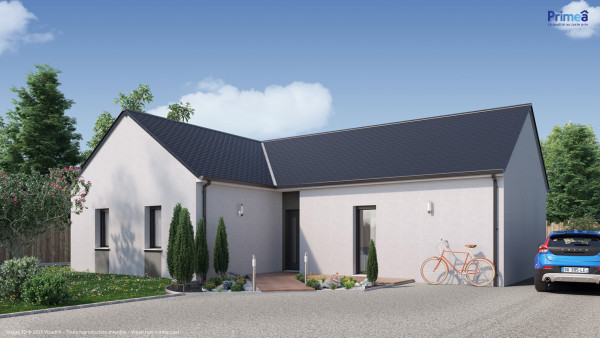 Maison neuve à Pourrain avec 4 chambres sur terrain de 1173m2 - image 1