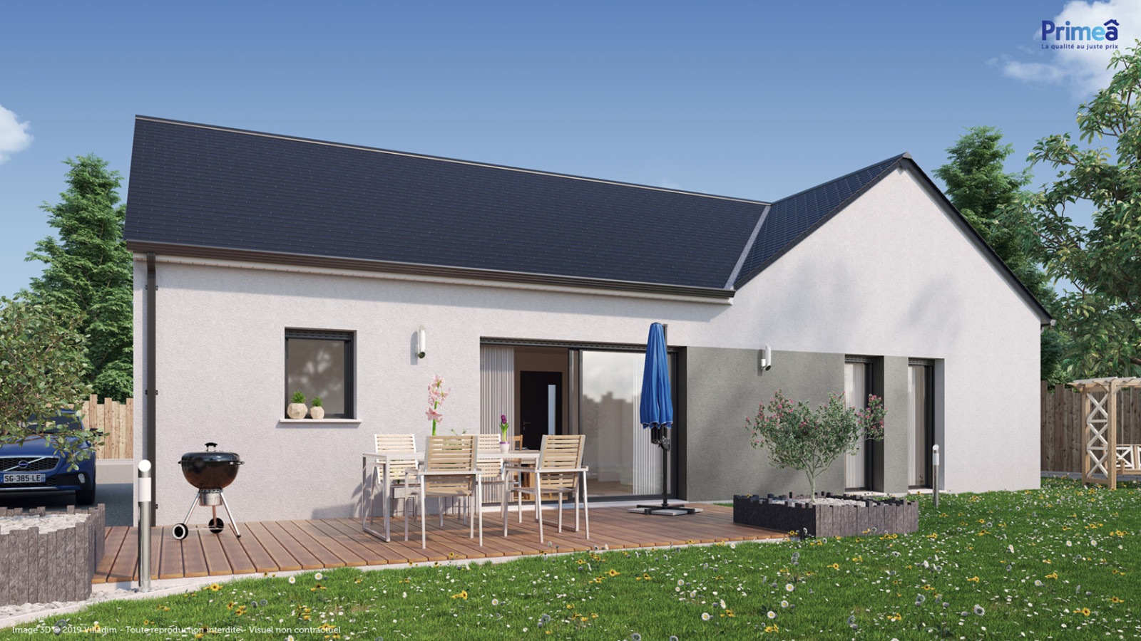 Maison neuve à Pourrain avec 4 chambres sur terrain de 1173m2 / image 3