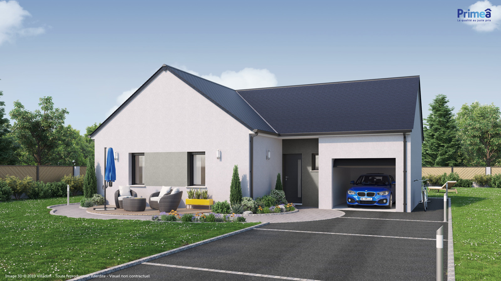 Maison neuve à Chevannes avec 2 chambres sur terrain de 609m2 / image 2