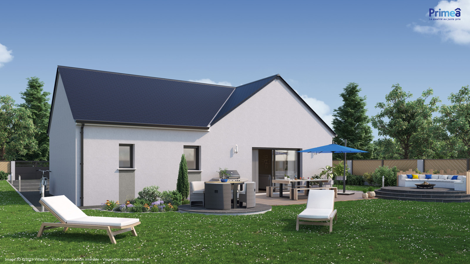 Maison neuve à Chevannes avec 2 chambres sur terrain de 609m2 / image 3