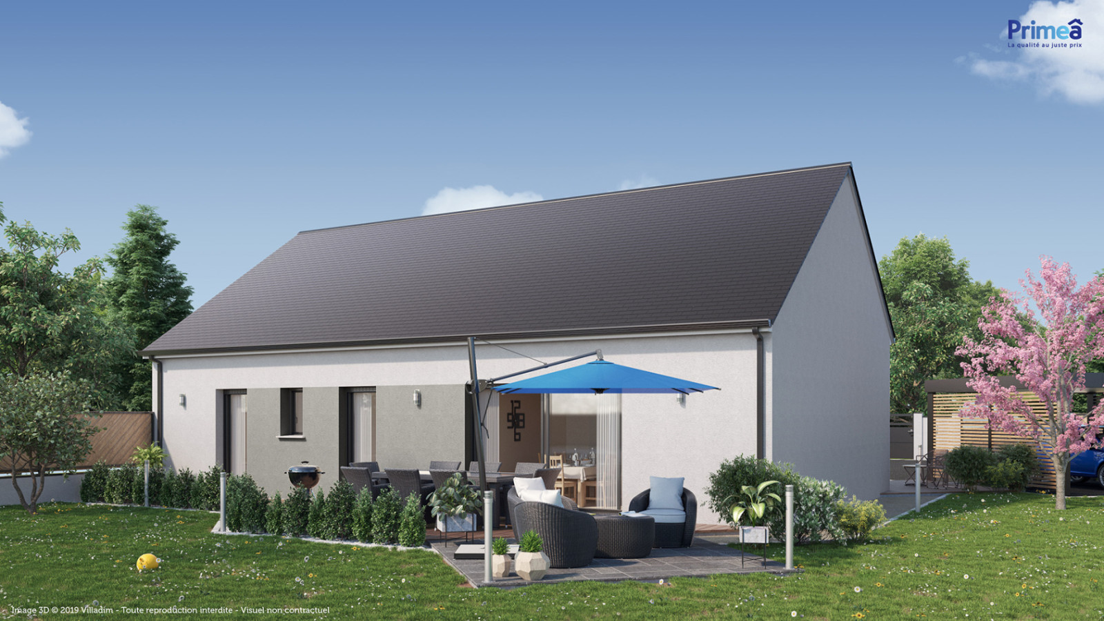 Maison neuve à Saint-Fargeau avec 4 chambres sur terrain de 6488m2 / image 3