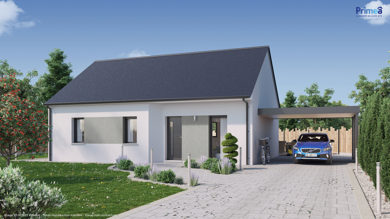 Maison neuve à Chevannes avec 3 chambres sur terrain de 1184m2 / image 2