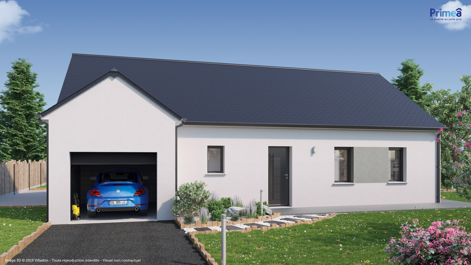 Maison neuve à Auxerre avec 3 chambres sur terrain de 676m2 / image 2