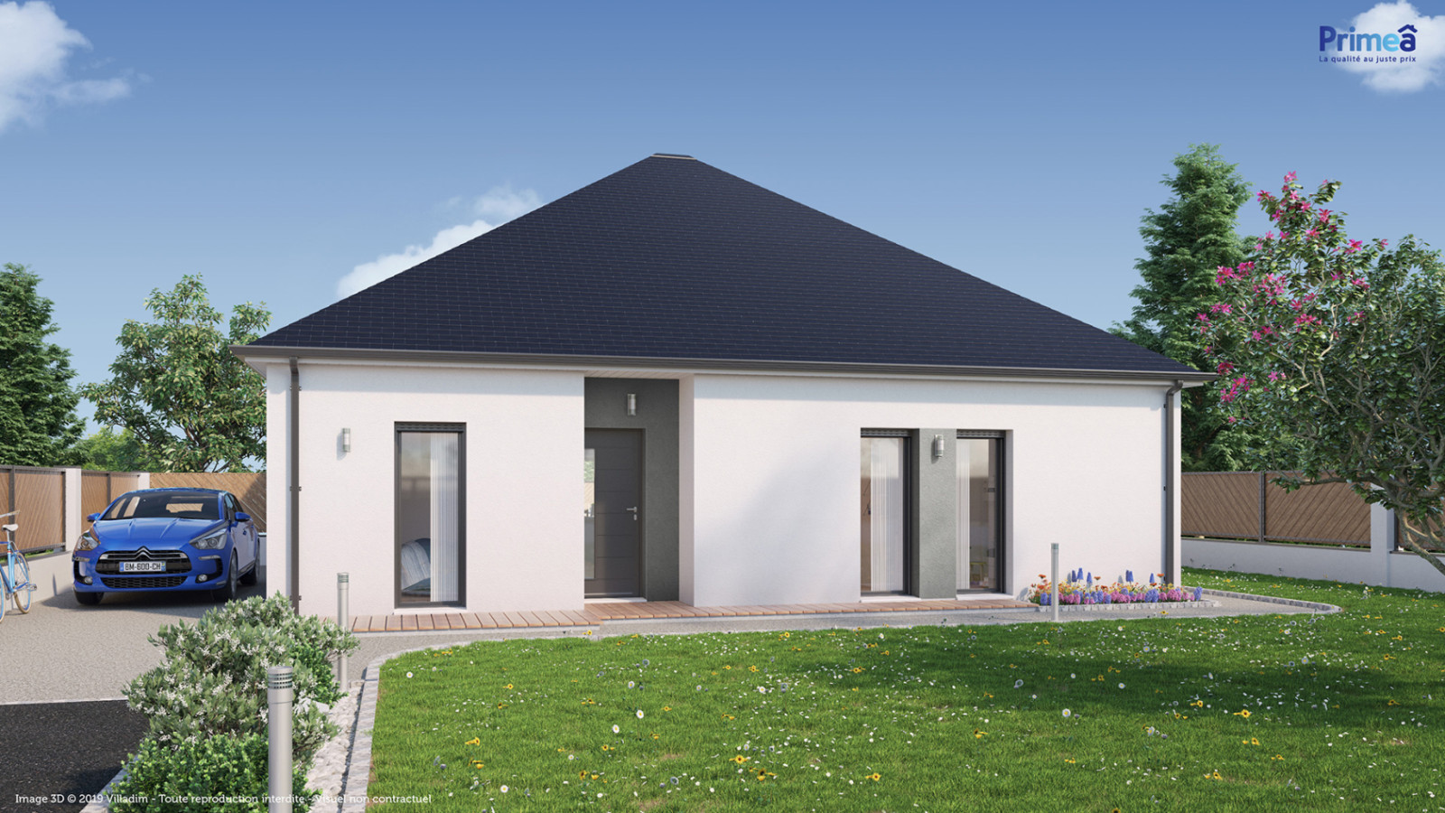 Maison neuve à Escamps avec 4 chambres sur terrain de 582m2 / image 2
