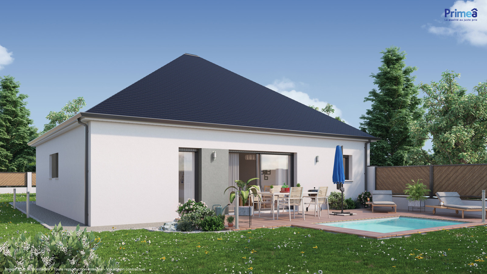 Maison neuve à Escamps avec 4 chambres sur terrain de 582m2 / image 3